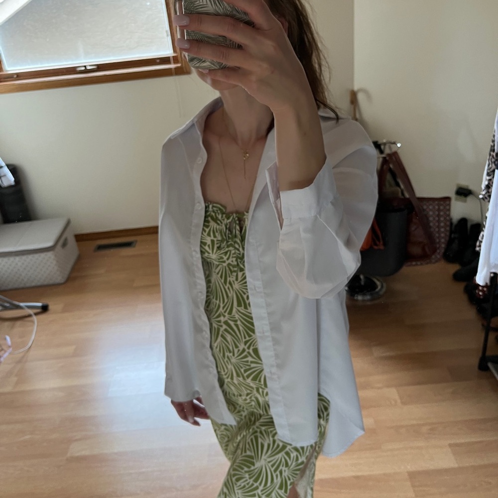 White Women's Shirt - Picture 3 of 5